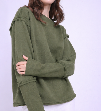 Round Neck Sweatshirt