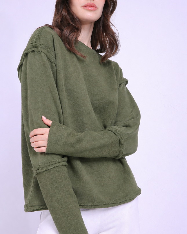 Round Neck Sweatshirt