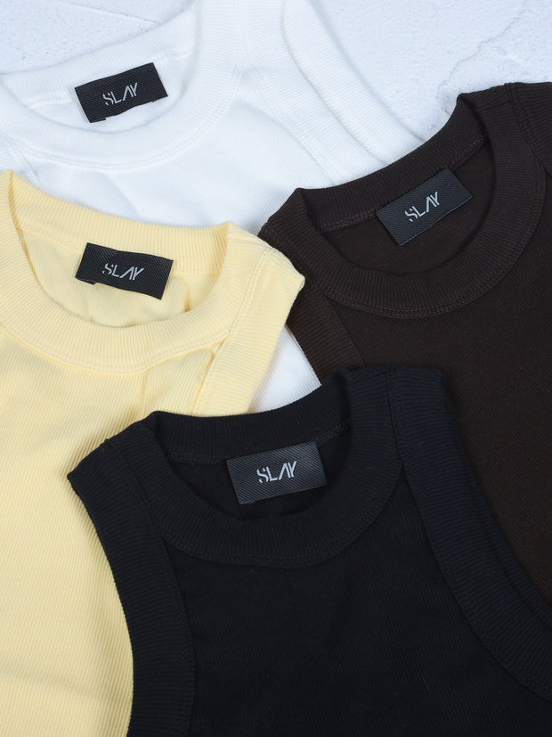 <h3>The New Ribbed Tank Tops </h3>