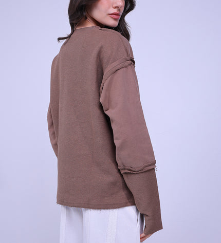Round Neck Sweatshirt
