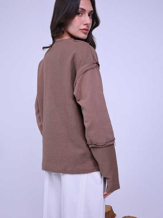 Round Neck Sweatshirt