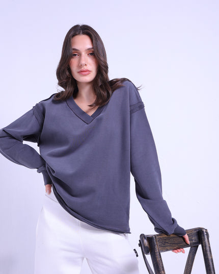 V-Neck SweatShirt