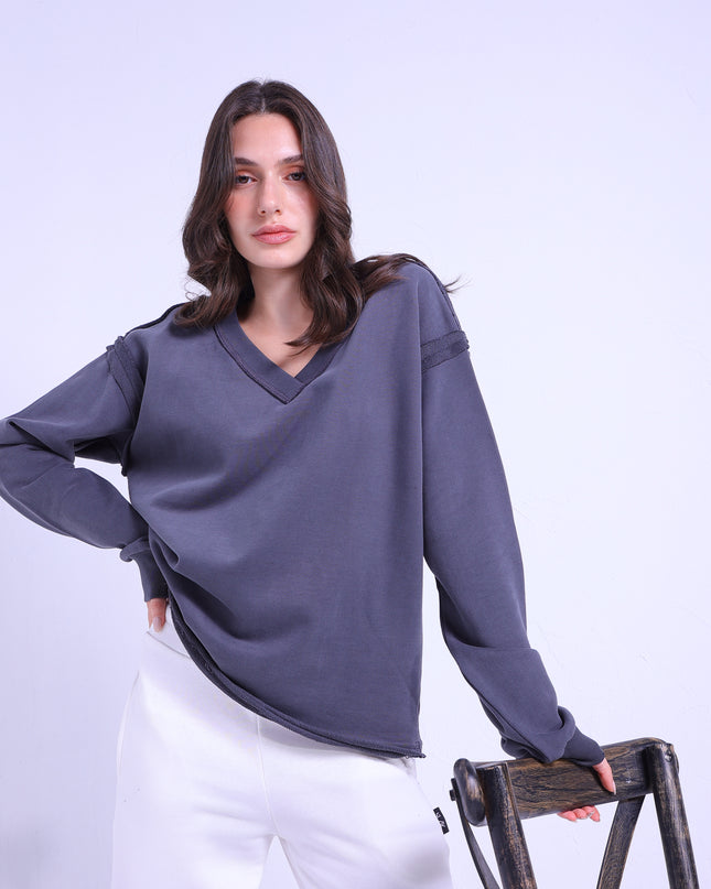 V-Neck SweatShirt