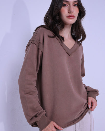 V-Neck SweatShirt