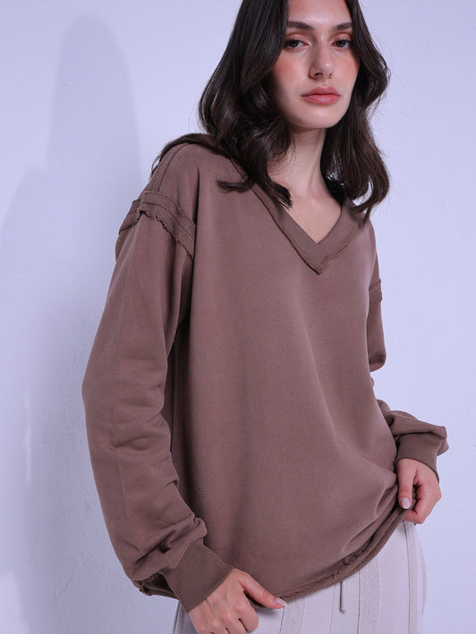V-Neck SweatShirt