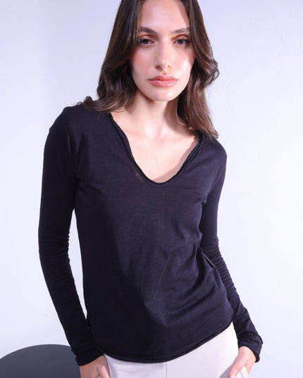 Basic V Long-Sleeves