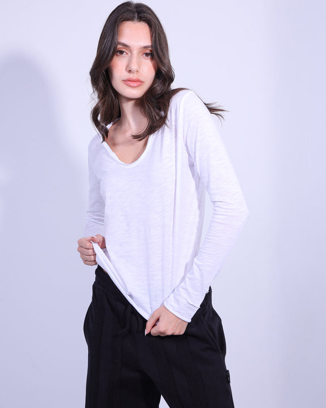 Basic V Long-Sleeves