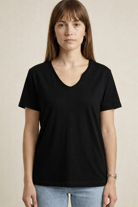 Basic V-Neck Cotton