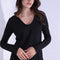 Long Sleeves V-Neck
