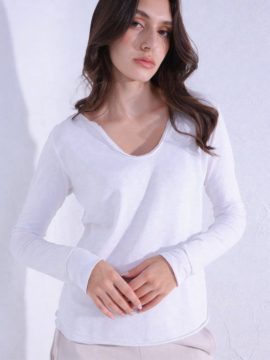 Basic V Long-Sleeves