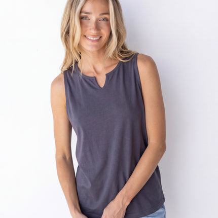 Notch Neck Tank Top