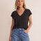 Deep V-Neck Top