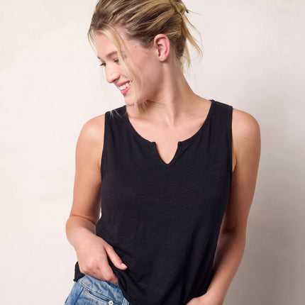Notch Neck Tank Top