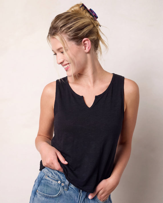 Notch Neck Tank Top